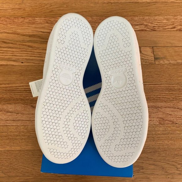 Adidas Stan Smith White/Glow Pink Womens Shoes - Picture 6 of 7